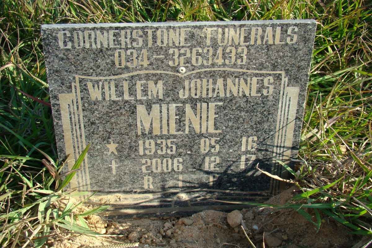 MIENIE Willem Johannes 1935-2006
