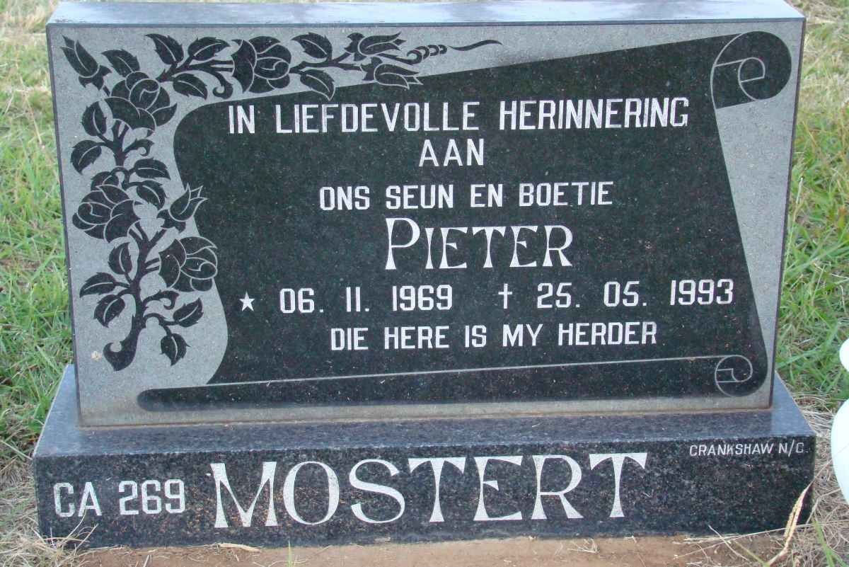 MOSTERT Pieter 1969-1993