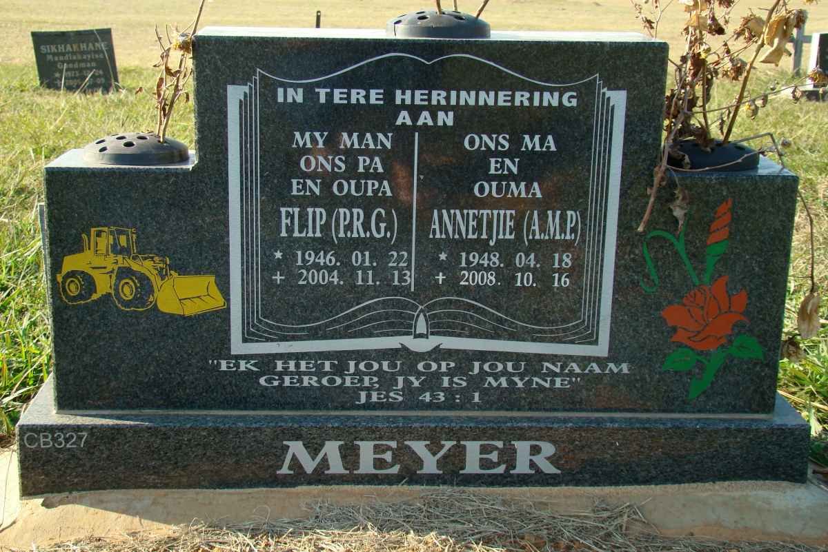 MEYER P.R.G. 1946-2004 &amp; A.M.P. 1948-2008
