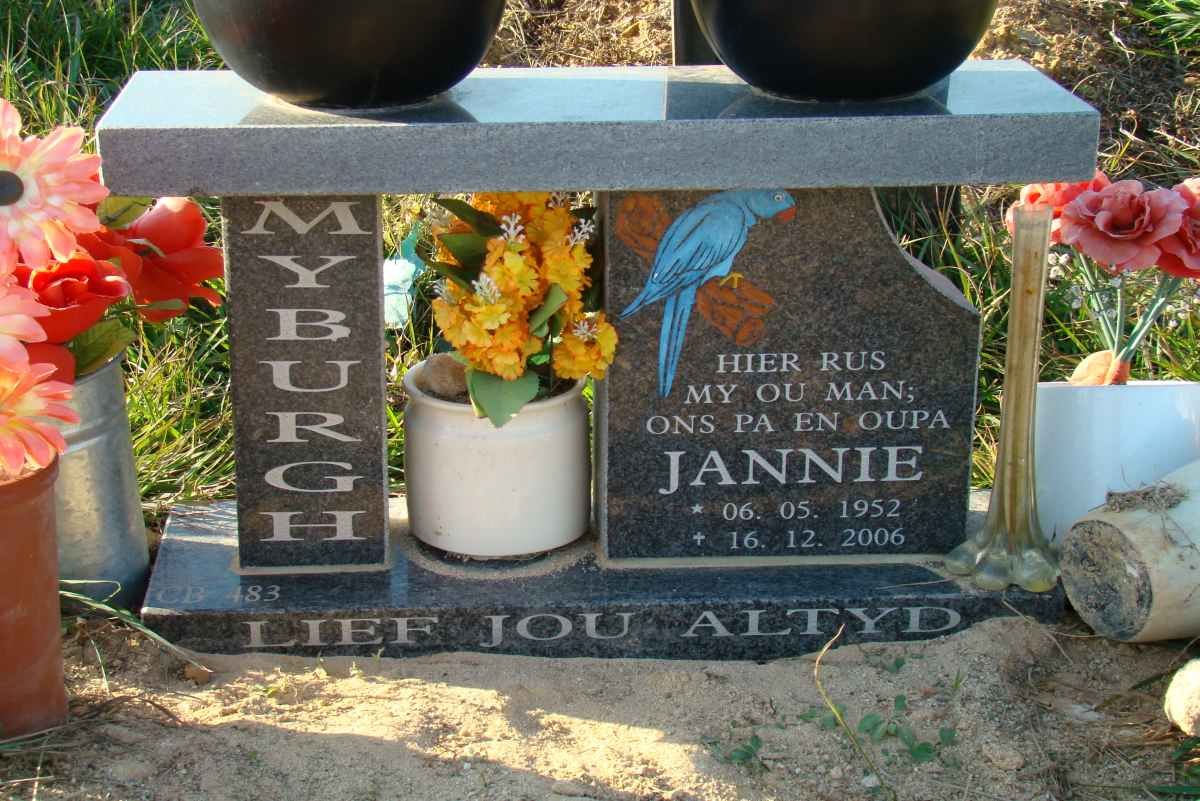 MYBURGH Jannie 1952-2006