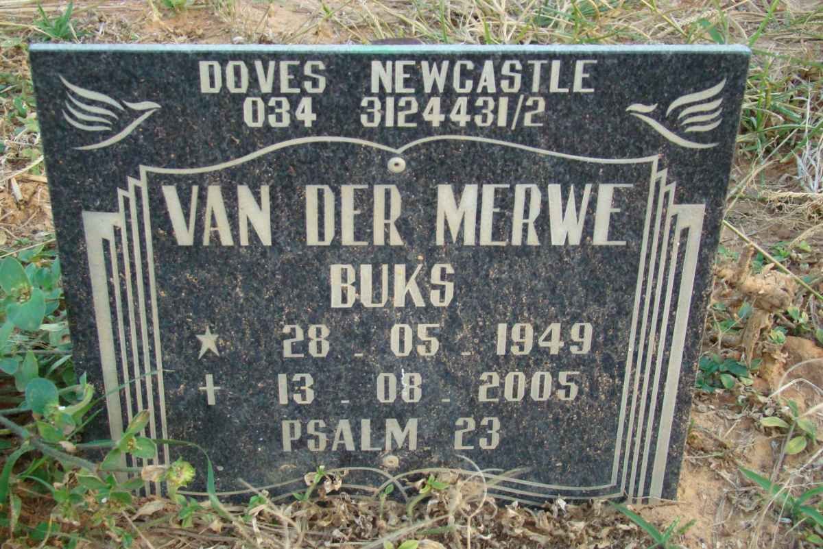 MERWE Buks, van der 1949-2005