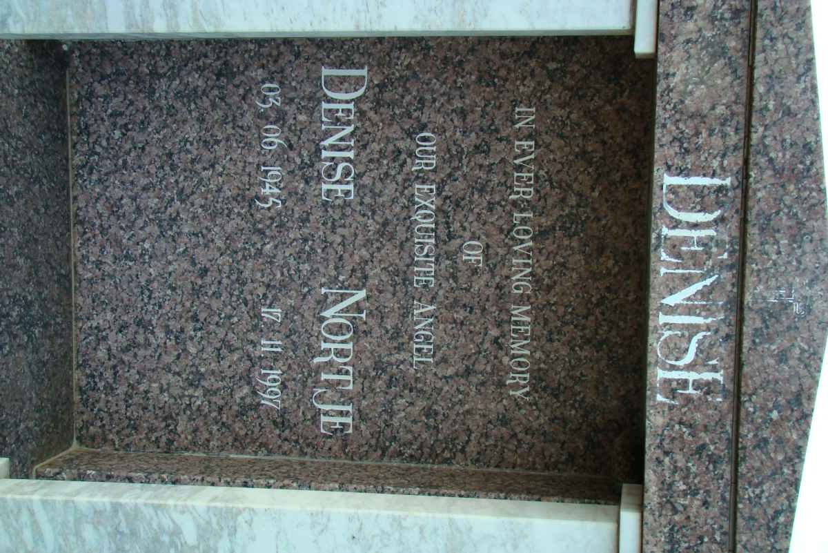NORTJE Denise 1945-1997