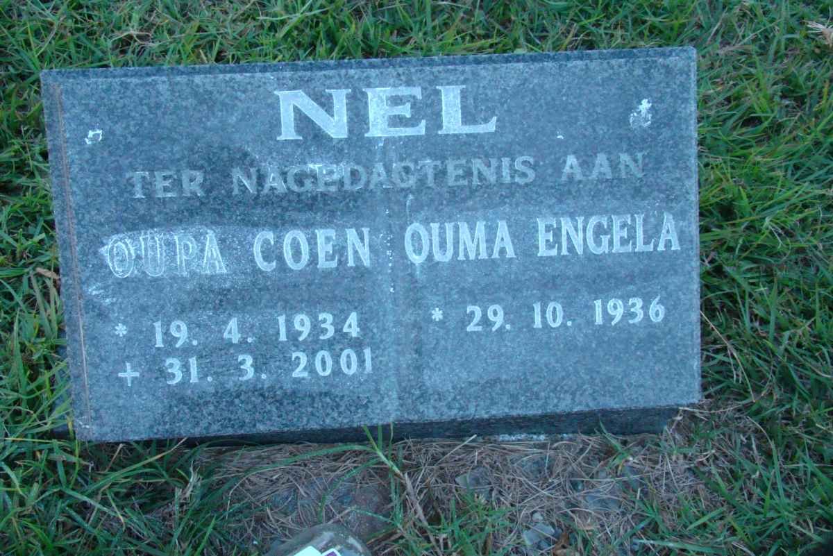 NEL Coen 1934-2001 &amp; Engela 1936-