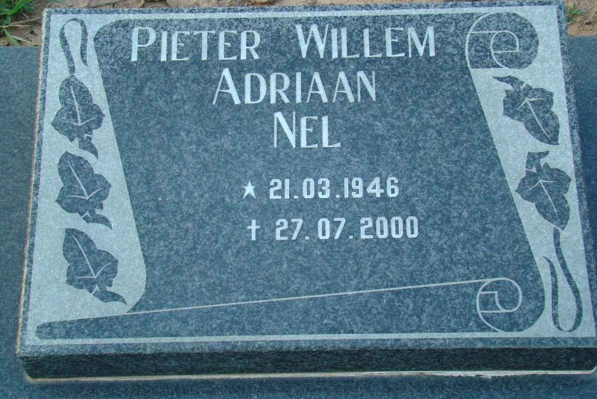 NEL Pieter Willem Adriaan 1946-2000