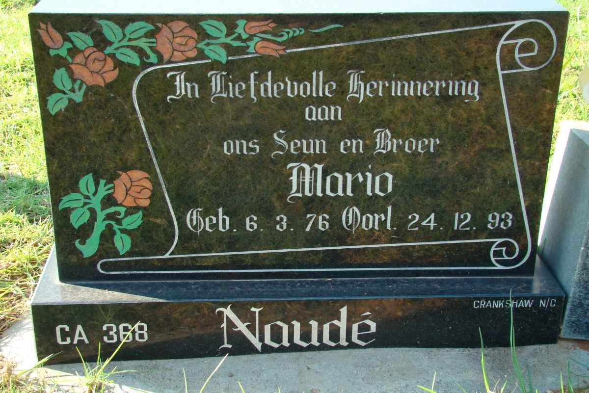 NAUDE Mario 1976-1993