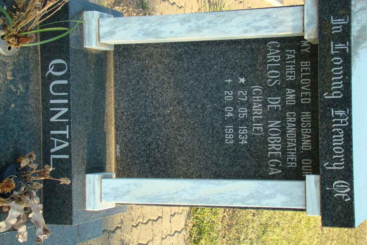 QUINTAL Carlos de Nobrega 1934-1993