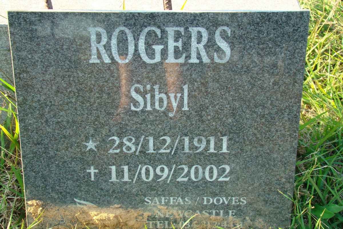 ROGERS Sibyl 1911-2002