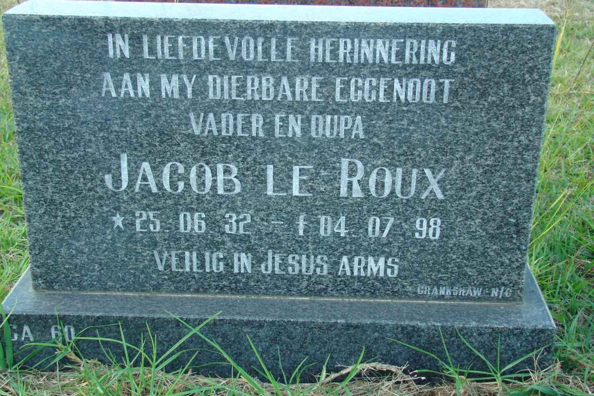 ROUX Jacob, le 1932-1998