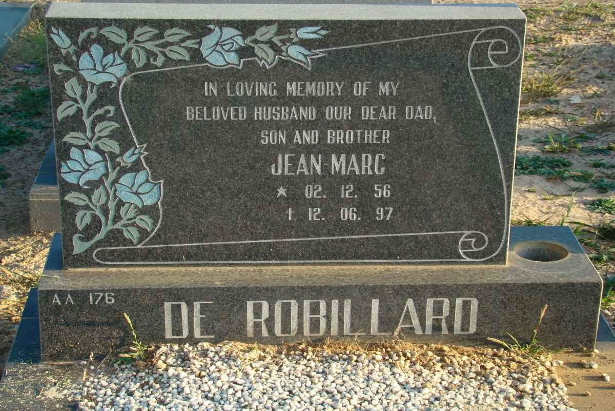 ROBILLARD Jean-Marc, de 1956-1997