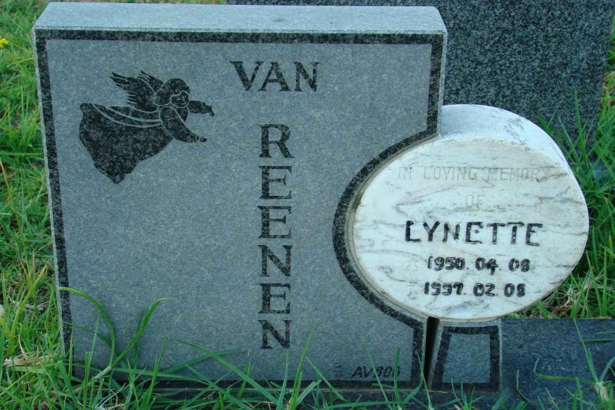 REENEN Lynette, van 1950-1997