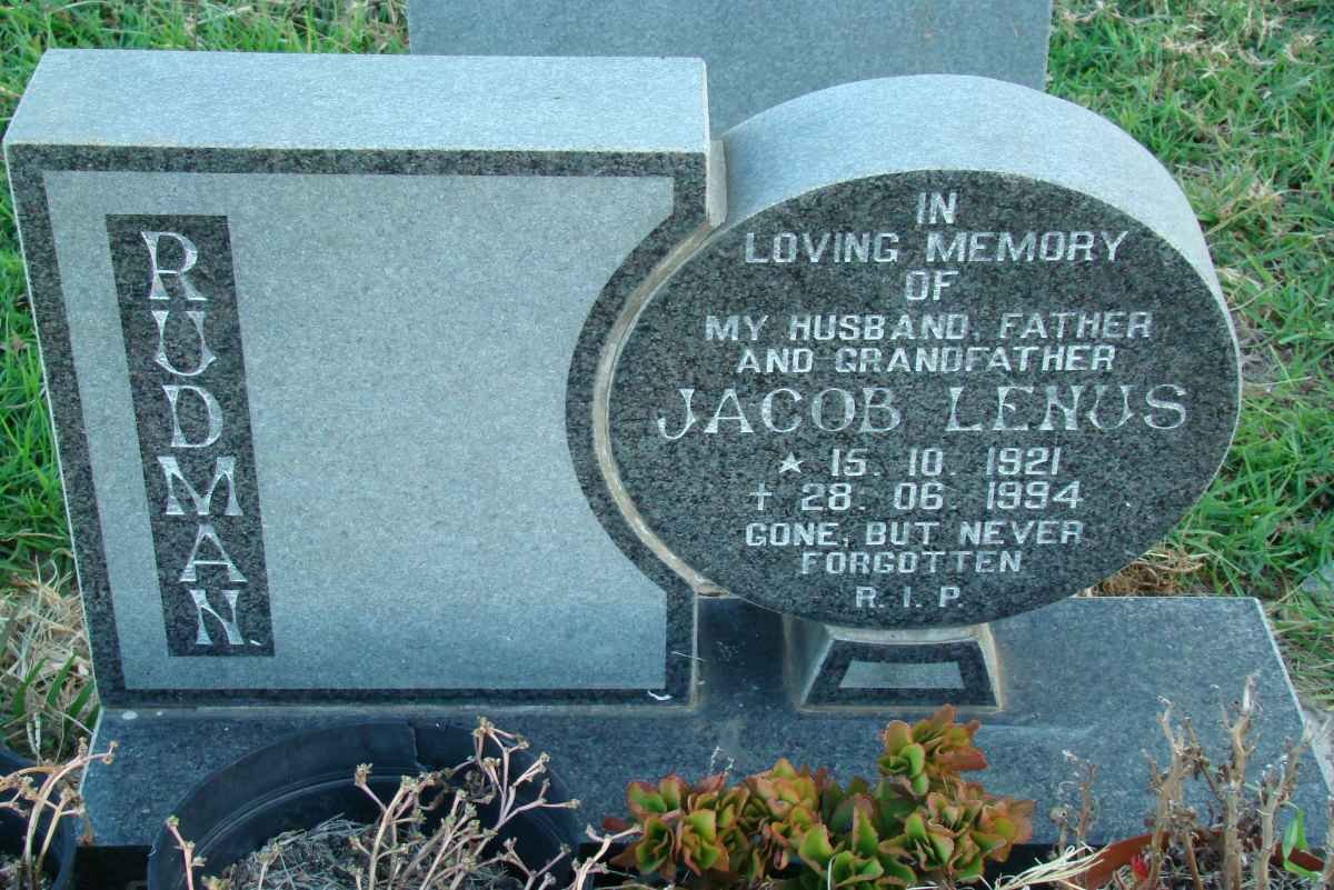 RUDMAN Jacob Lenus 1921-1994