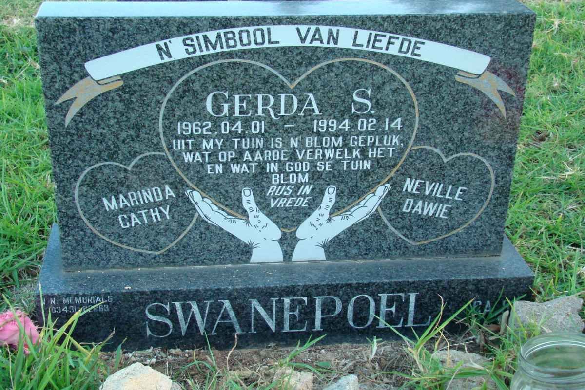 SWANEPOEL Gerda S. 1962-1994