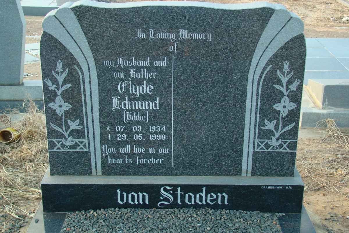 STADEN Clyde Edmund, van 1934-1998