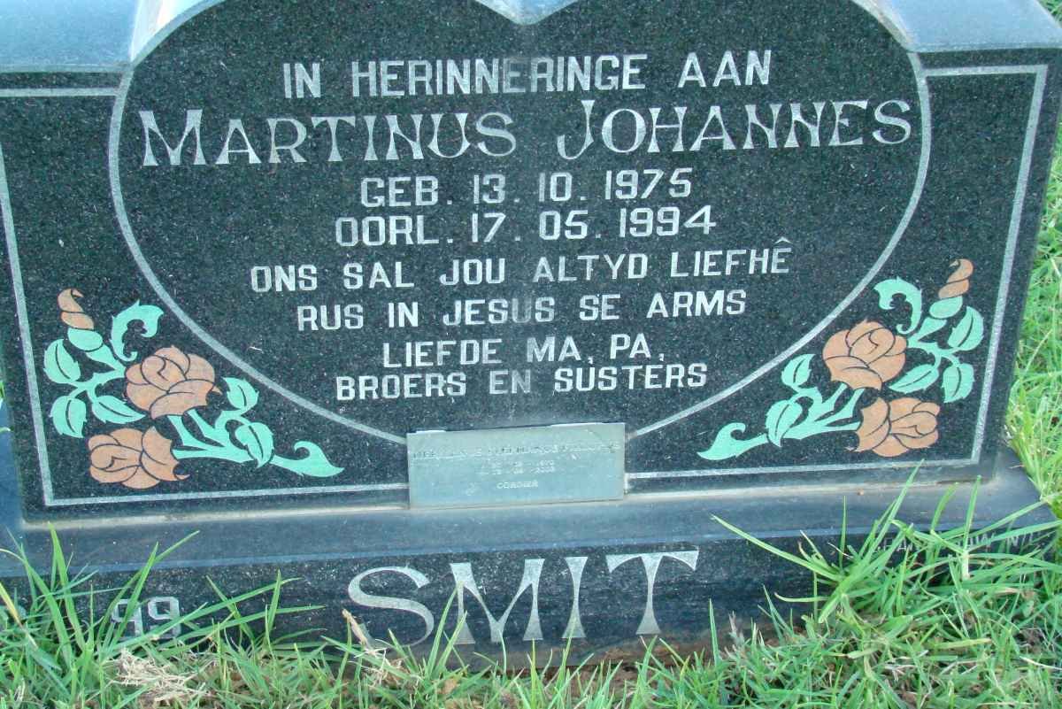 SMIT Marthinus Johannes 1975-1994