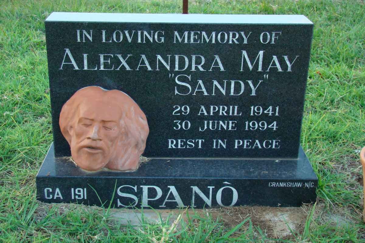 SPANO Alexandra May 1941-1994