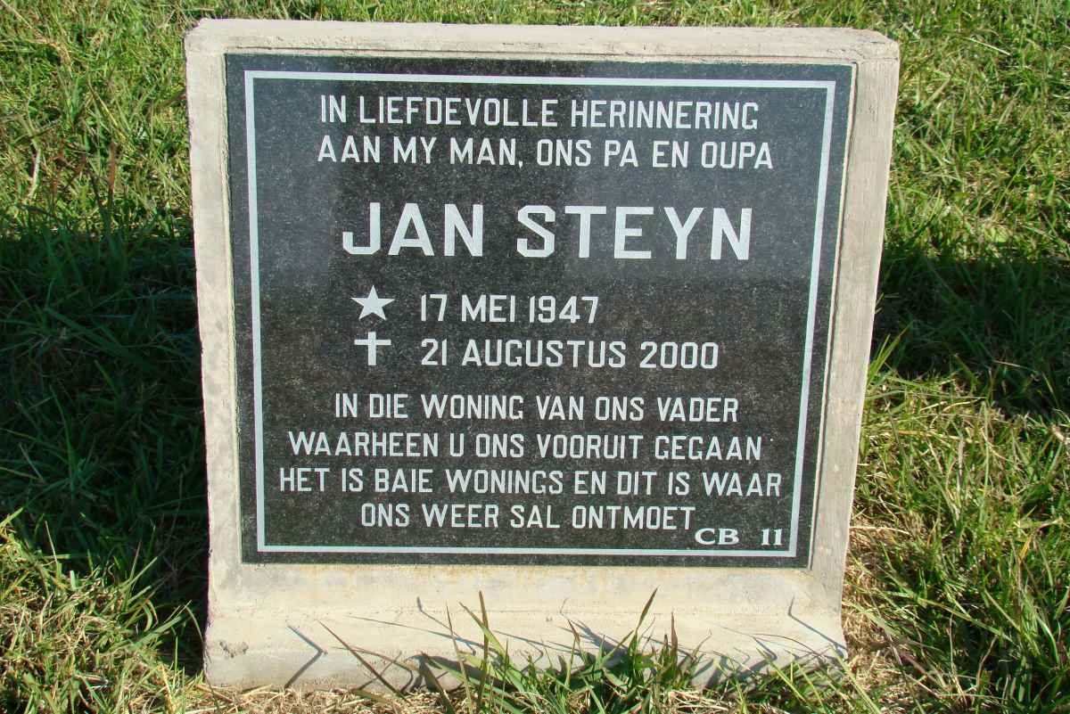 STEYN Jan 1947-2000