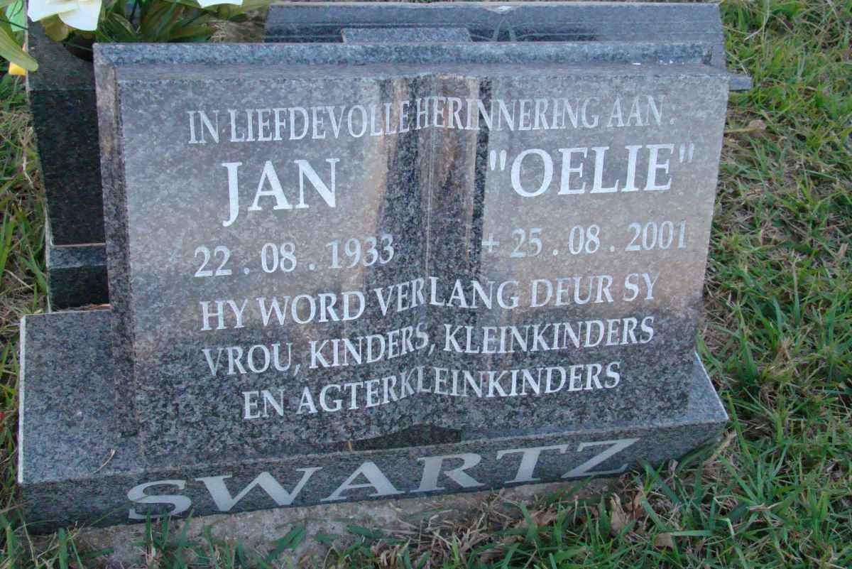 SWARTZ Jan 1933-2001