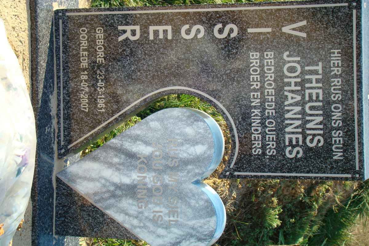 VISSER Theunis Johannes 1961-2007