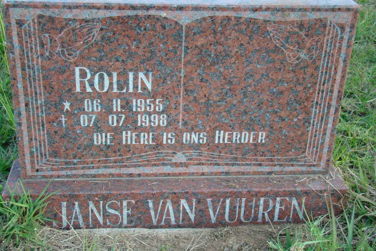 VUUREN Rolin, Janse van 1955-1998