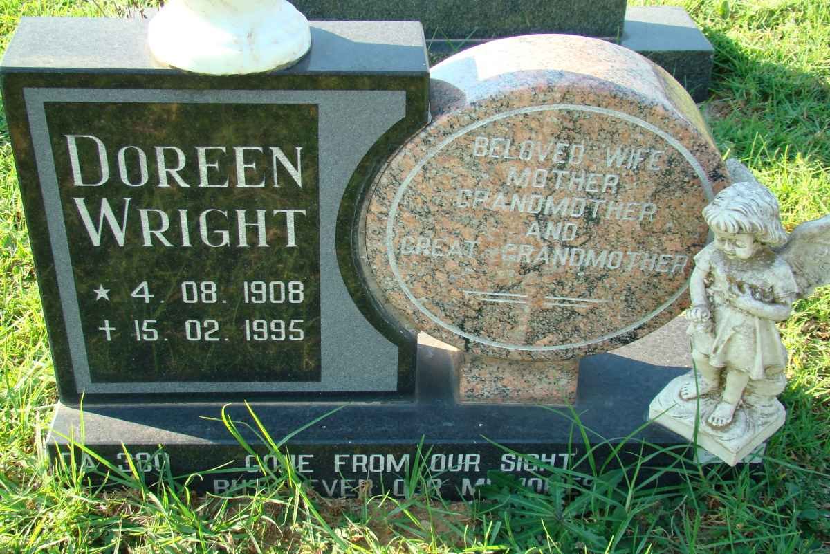 WRIGHT Doreen 1908-1995