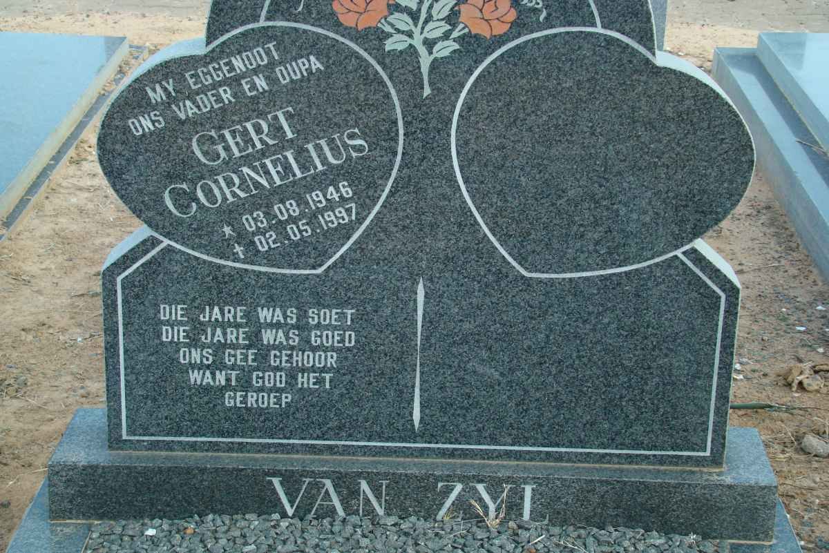 ZYL Gert Cornelius, van 1946-1997