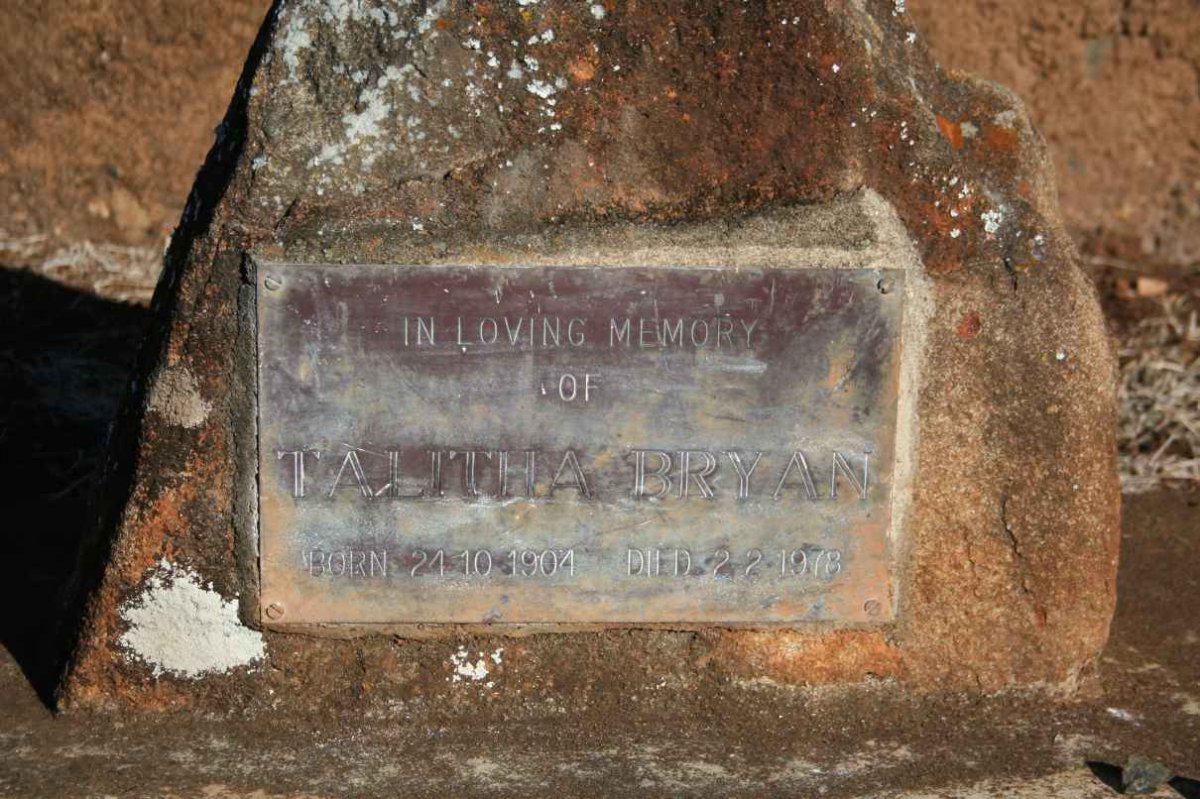BRYAN Talitha 1904-1978