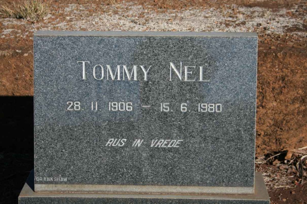 NEL Tommy 1906-1980