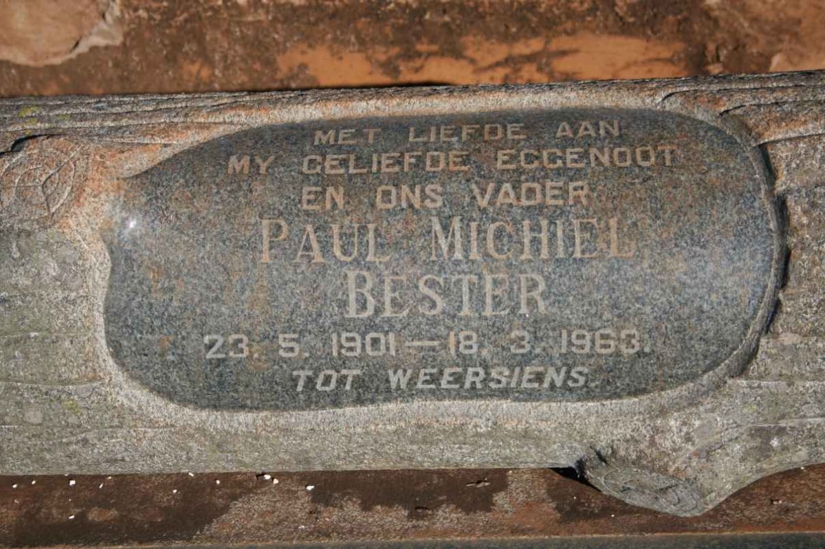 BESTER Paul Michiel 1901-1963