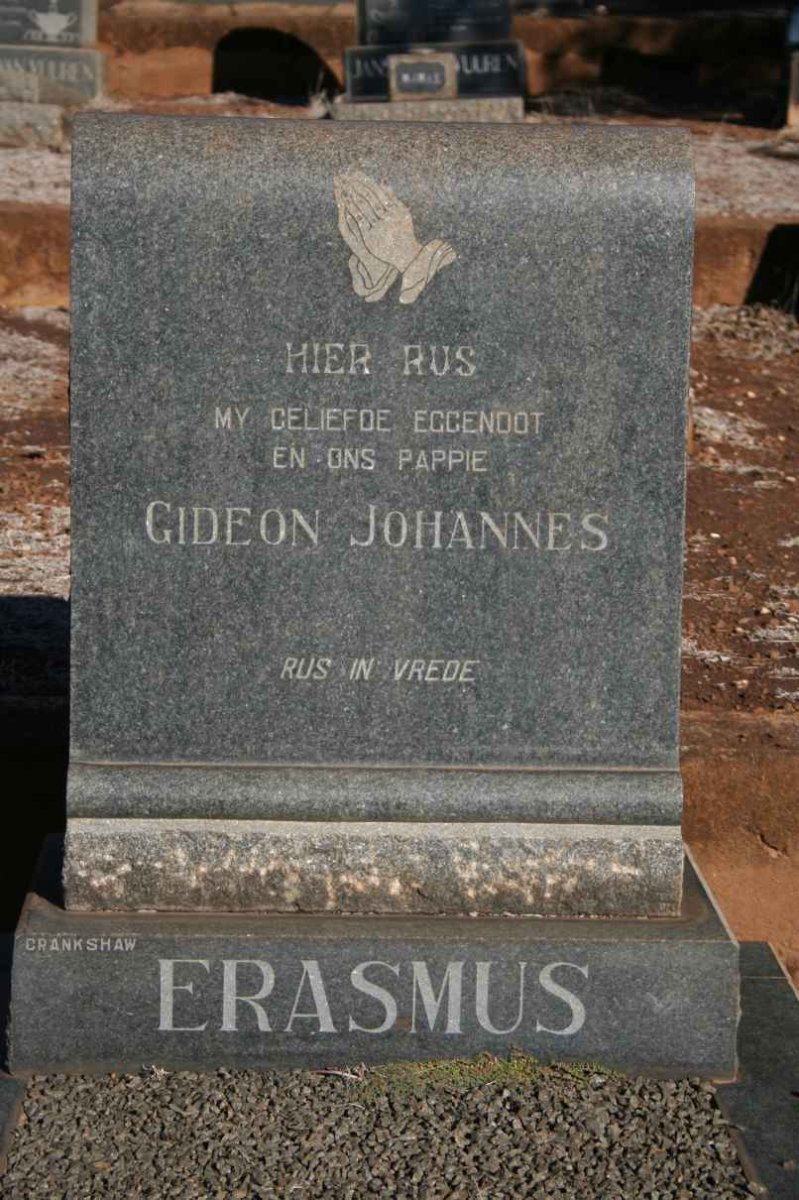 ERASMUS Gideon Johannes