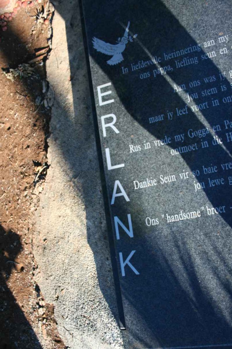 ERLANK Andre Leon 1967-2009