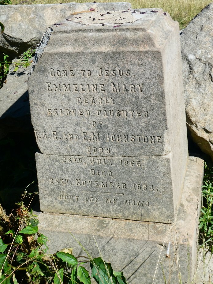 JOHNSTONE Emmeline Mary 1866-1884