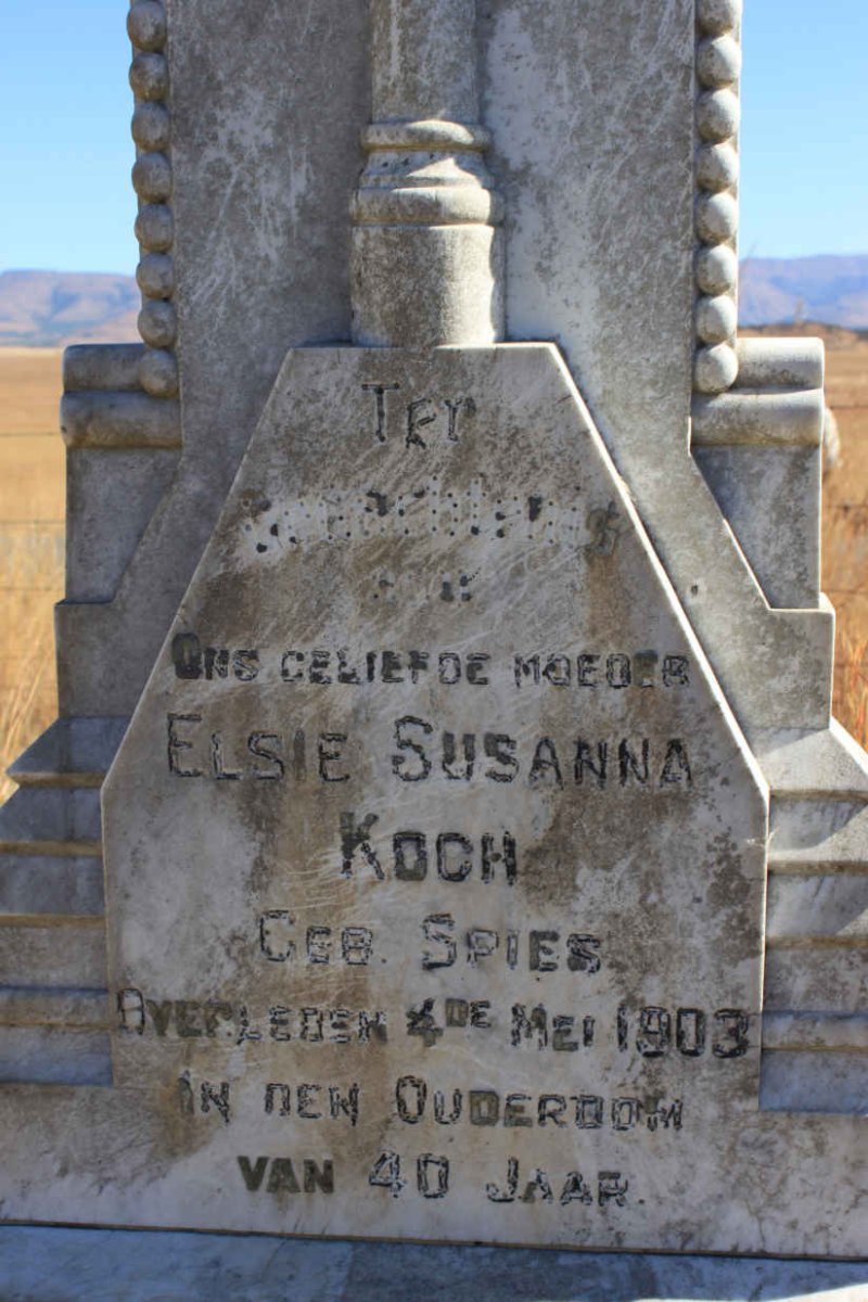 KOCH Elsie Susanna nee SPIES -1903