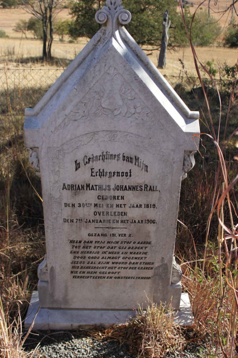 RALL Adrian Mathijs Johannes 1819-1906