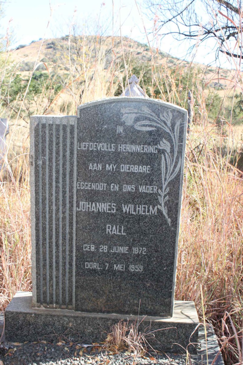 RALL Johannes Wilhelm 1872-1959