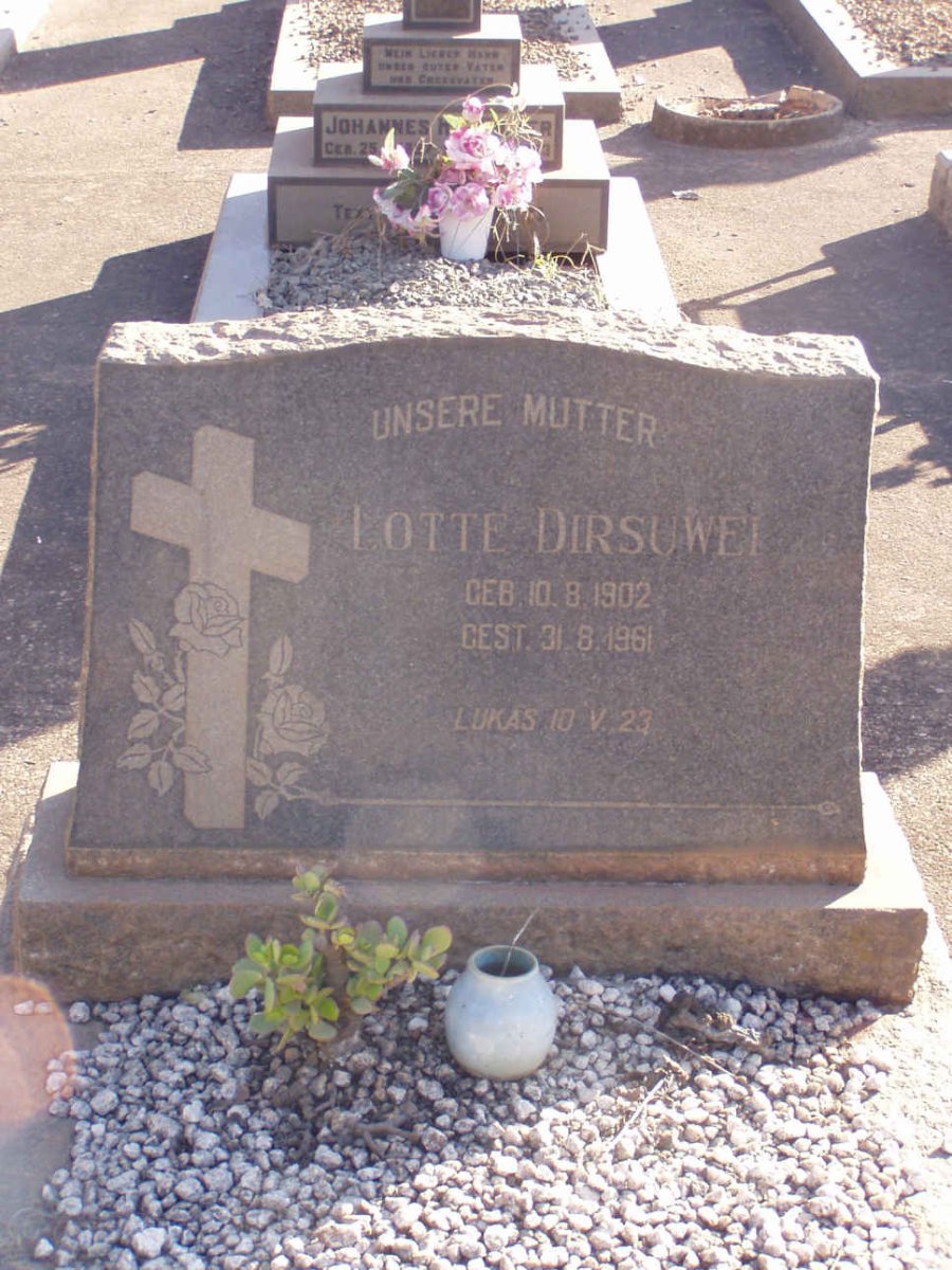 DIRSUWEI Lotte 1902-1961
