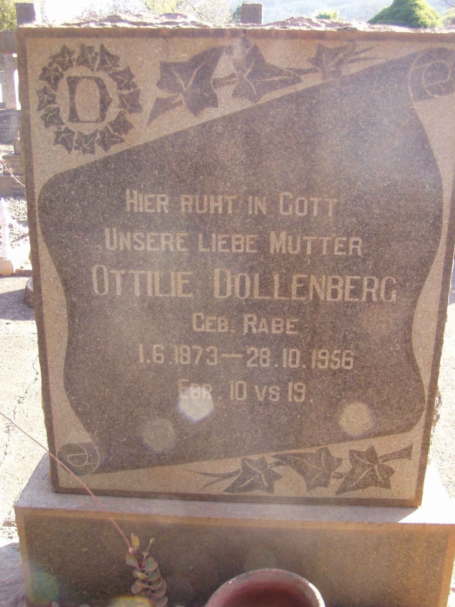 DOLLENBERG Ottilie nee RABE 1873-1956