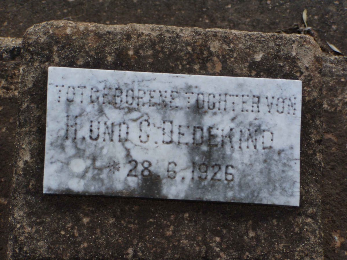 DEDEKIND ? 1926-1926