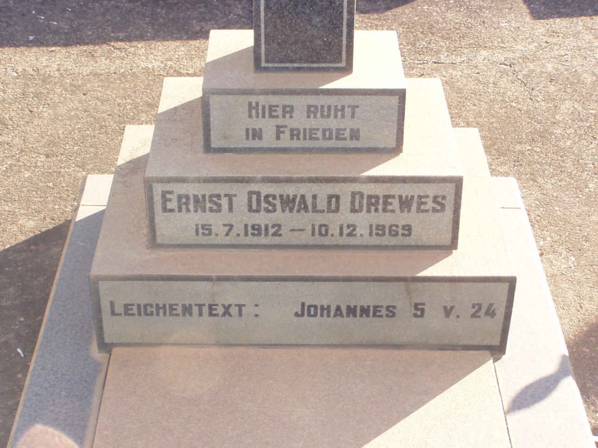 DREWES Ernst Oswald 1912-1969