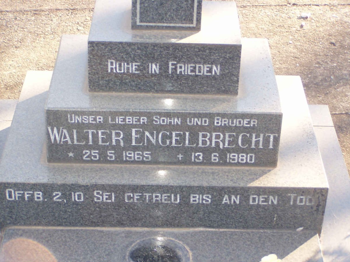 ENGELBRECHT Walter 1965-1980