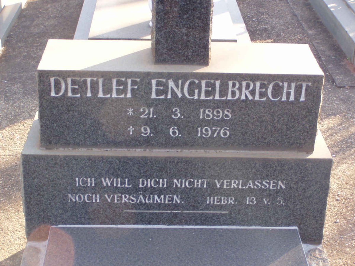 ENGELBRECHT Detlef 1898-1976