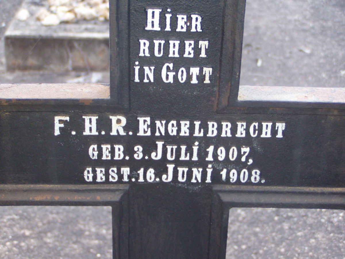 ENGELBRECHT F.H.R.  1907-1908