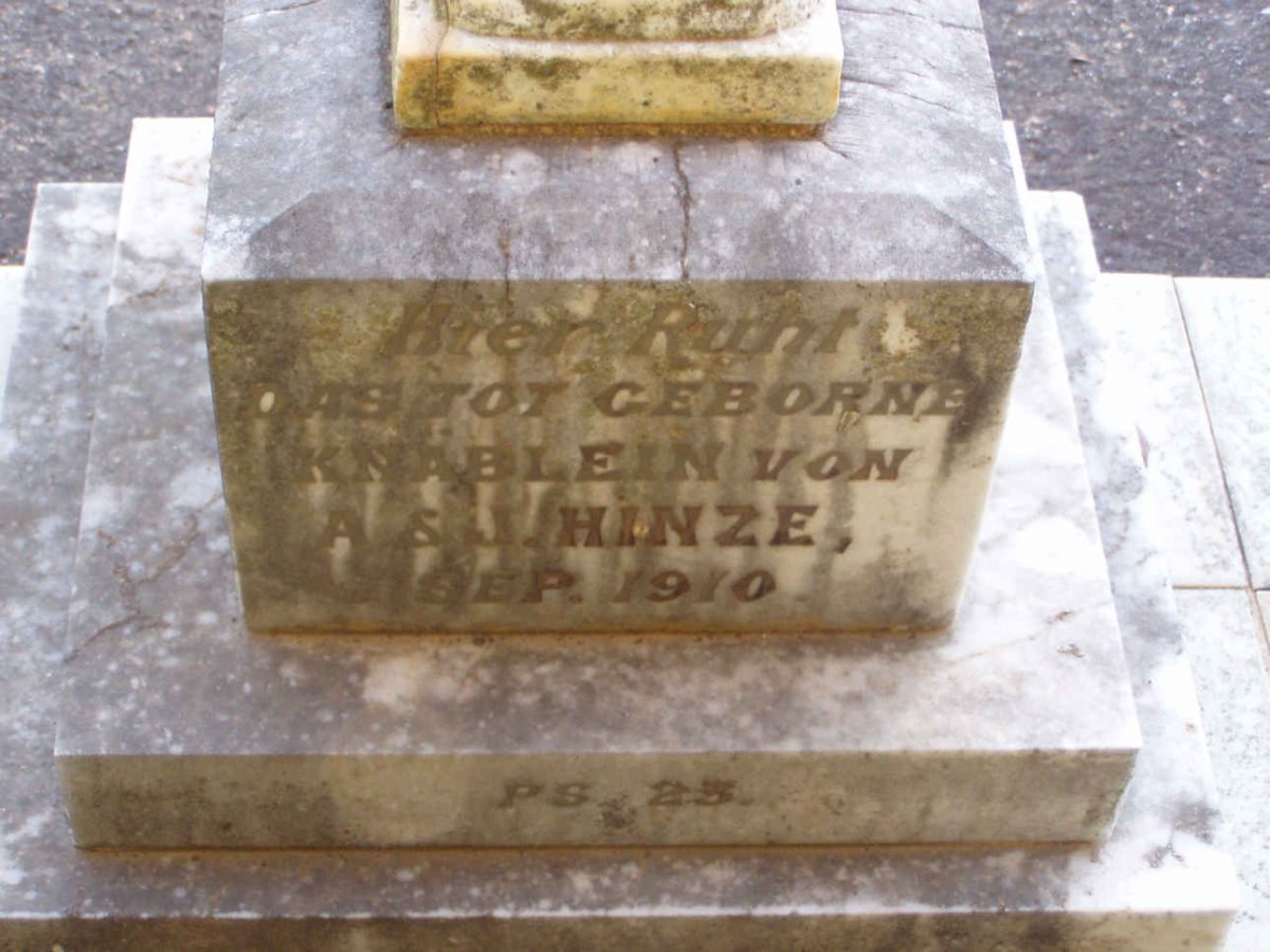 HINZE ? 1910-1910