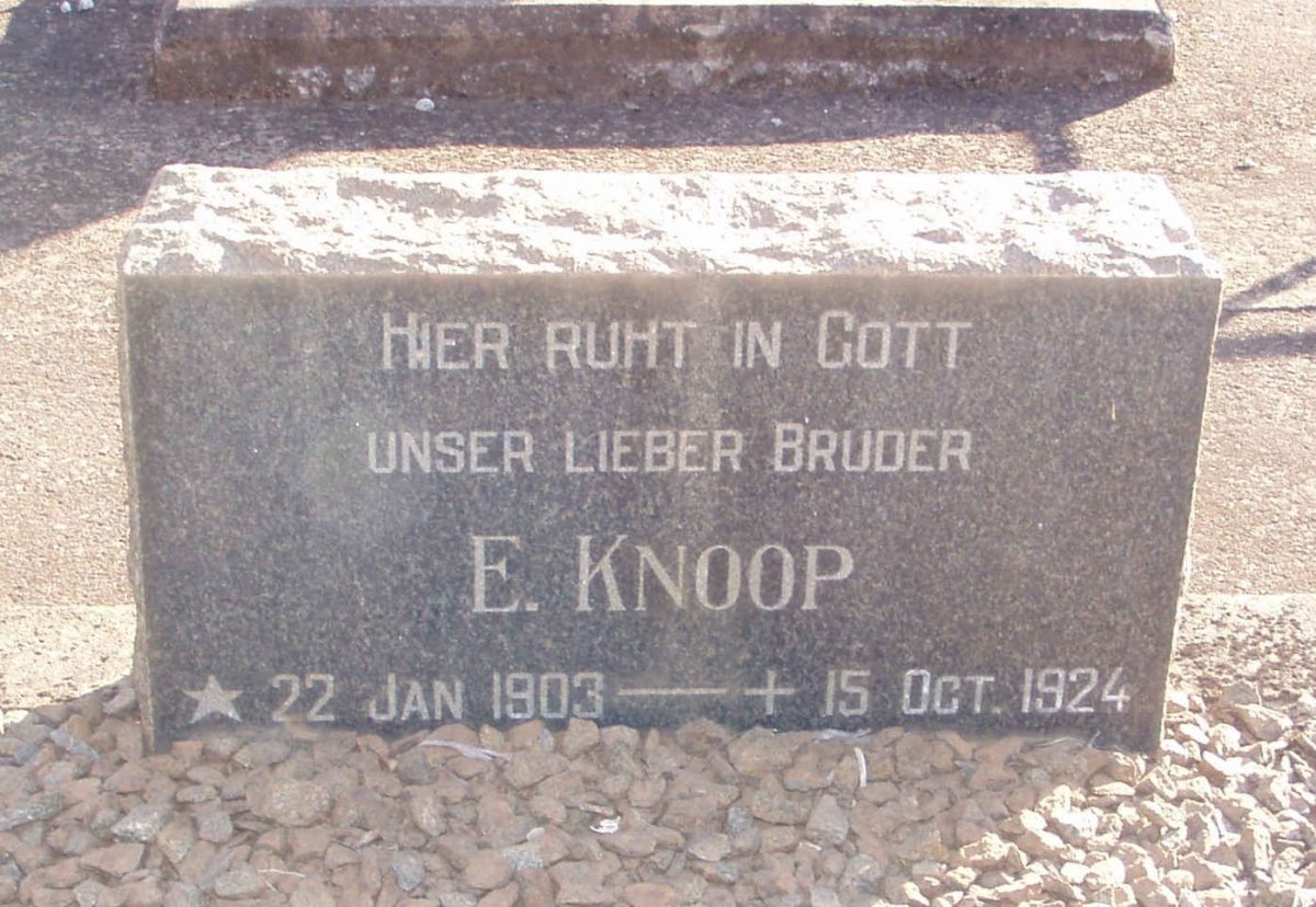 KNOOP E. 1903-1924