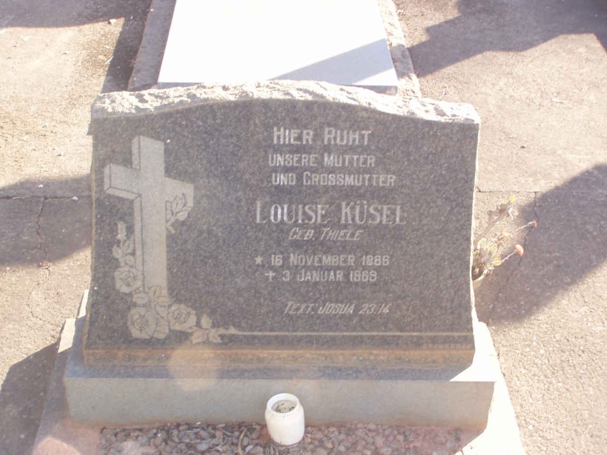 KUSEL Louise nee THIELE 1886-1969