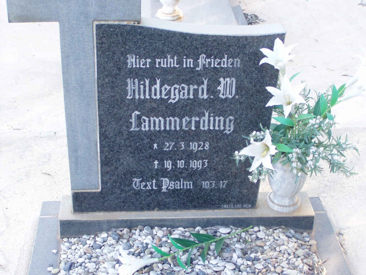 LAMMERDING Hildegard W. 1928-1993