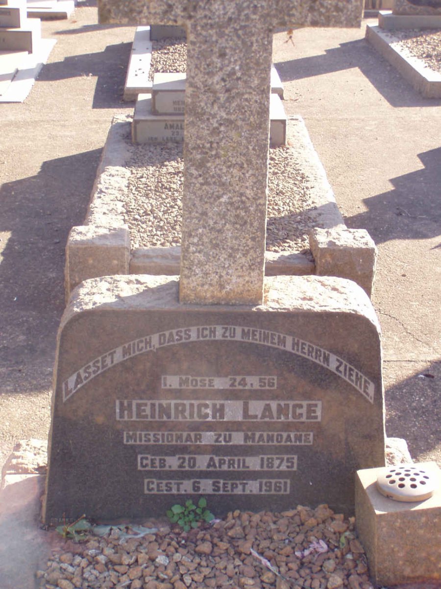 LANGE Heinrich 1875-1961