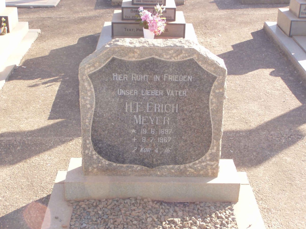 MEYER H.F. Erich 1897-1967