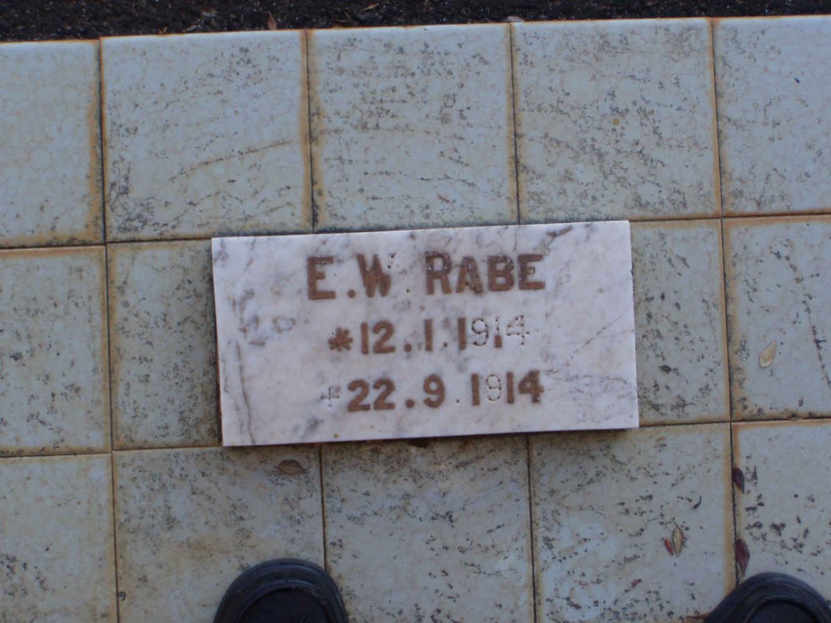 RABE E.W. 1914-1914