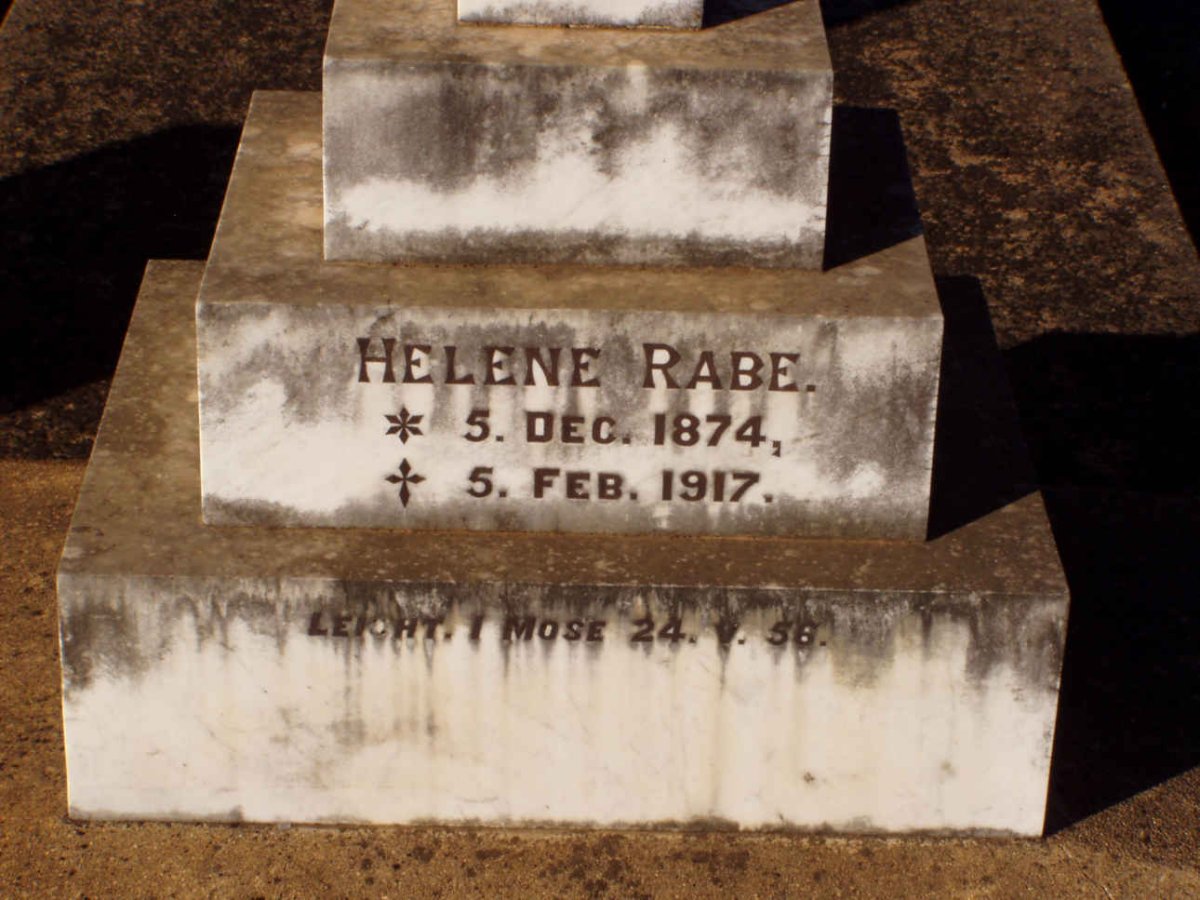 RABE Helene 1874-1917