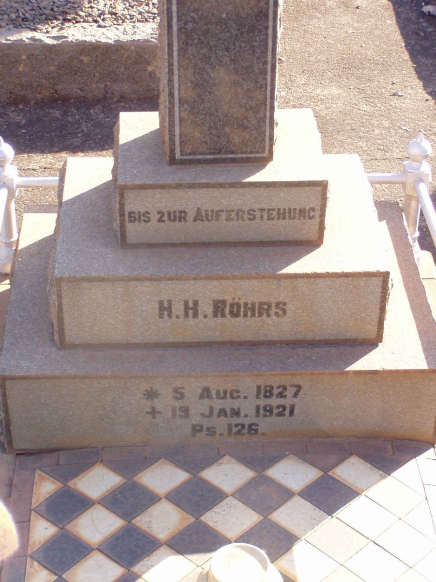 ROHRS H.H. 1827-1921
